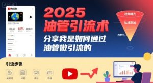 独角兽：2025油管引流术，分享我是如何通过油管做引流的-独角兽众创资源站独角兽网创资源站