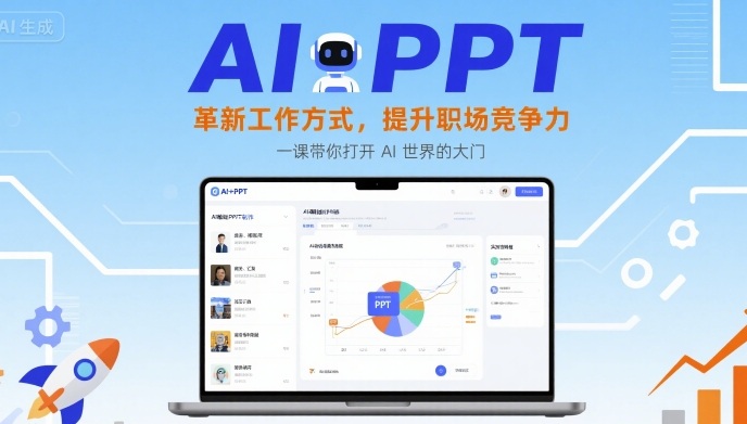 AI+PPT：革新工作方式，提升职场竞争力，一课带你打开 AI 世界的大门-独角兽众创资源站独角兽网创资源站