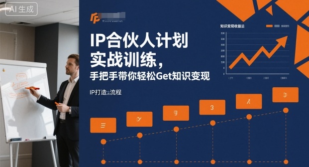 IP合伙人计划实战训练,手把手带你轻松Get知识变现-独角兽众创资源站独角兽网创资源站