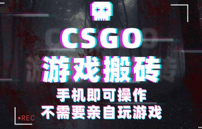 CSGO游戏挂机捡漏，单日扫货500+，年底小高峰上车可吃肉，手机即可操作…-独角兽众创资源站独角兽网创资源站