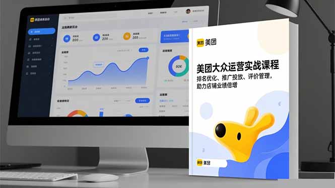 美团大众运营实战课程，排名优化、推广投放、评价管理，助力店铺业绩倍增-独角兽众创资源站独角兽网创资源站