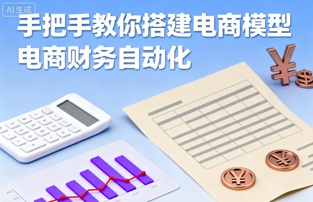 手把手教你搭建电商模型-电商财务自动化-独角兽众创资源站独角兽网创资源站