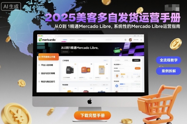 2025美客多自发货运营手册：从0到1精通Mercado Libre，系统性的Mercado Libre运营指南-独角兽众创资源站独角兽网创资源站