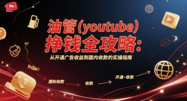 油管(youtube)挣钱全攻略：从开通广告收益到国内收款的实操指南(更新)-独角兽众创资源站独角兽网创资源站