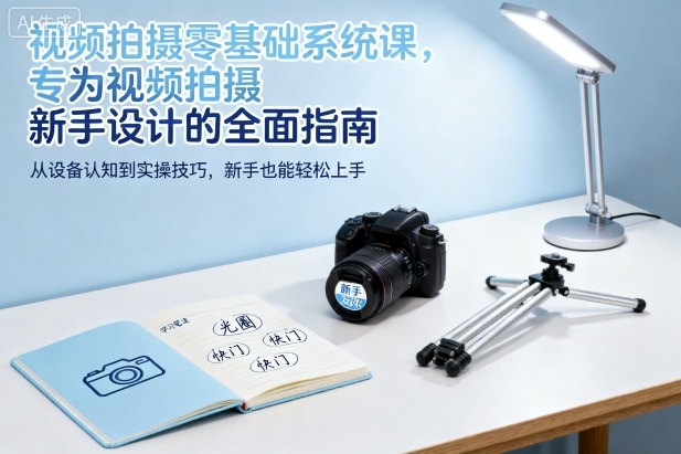 视频拍摄零基础系统课,专为视频拍摄新手设计的全面指南-独角兽众创资源站独角兽网创资源站
