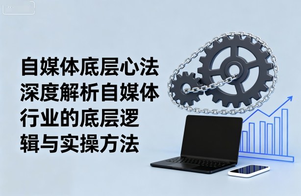自媒体底层心法，深度解析自媒体行业的底层逻辑与实操方法-独角兽众创资源站独角兽网创资源站